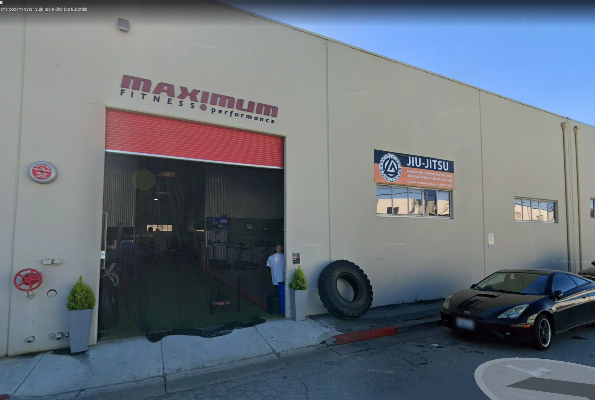 Exterior of Gracie Fighter Bay Area at 1700 Industrial Road Suite C in San Carlos